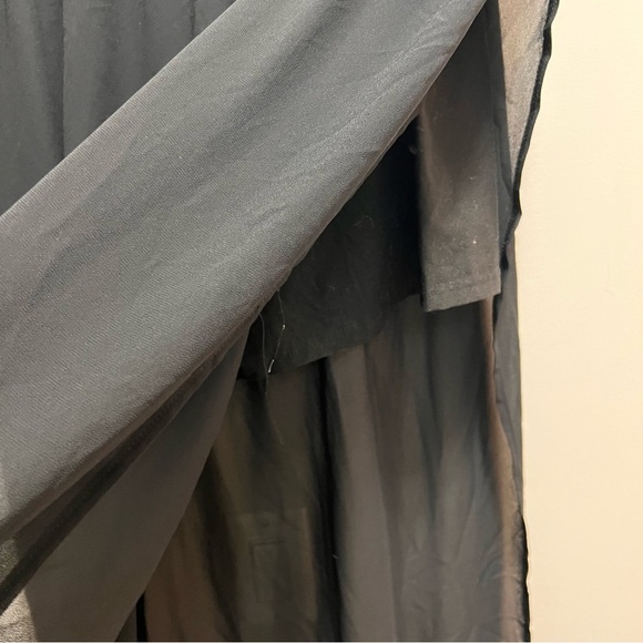 SHEIN VCAY Plus Side Split Thigh Mesh Overlay Skirt Size 4x - Picture 6 of 12